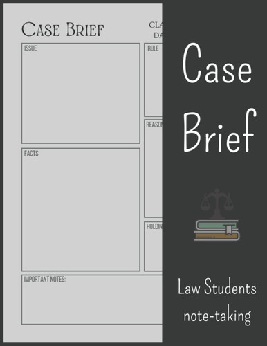 Case brief law - case,