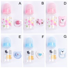 Reborn Doll Magnetic Dummy Pacifier Feeding Bottle for Baby Dolls Accessories