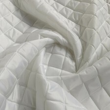 QUILTED FABRIC White 2OZ Waterproof Soft Jackets Dress UPHOLSTERY PET BEDDING