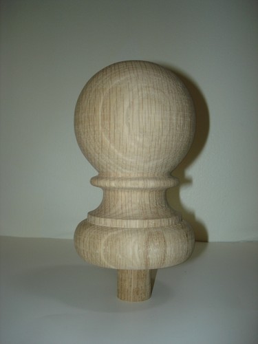 Wood finial unfinished for - wood,