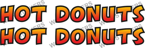 Catering trailer sticker - trailer, hot