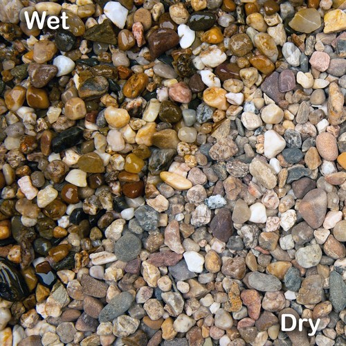 Golden quartz garden gravel - golden,