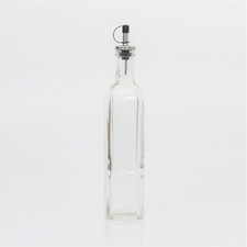 Clear glass olive - clear, oil