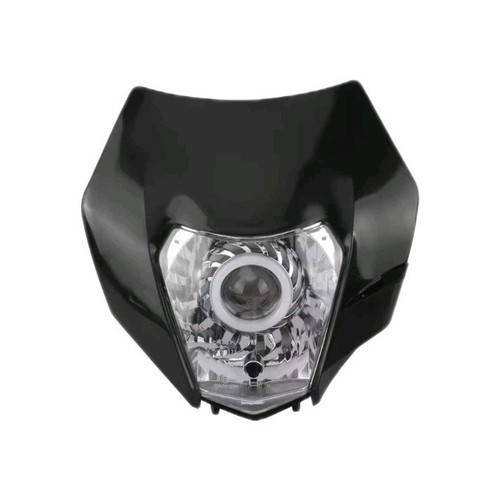 Led complete headlight black - led,