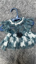 Newborn Photography Props Baby Girl Dress Infant Clothes Blue