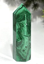Malachite Crystal Tower Point