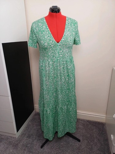 Zara green floral midi maxi - green, midi/maxi