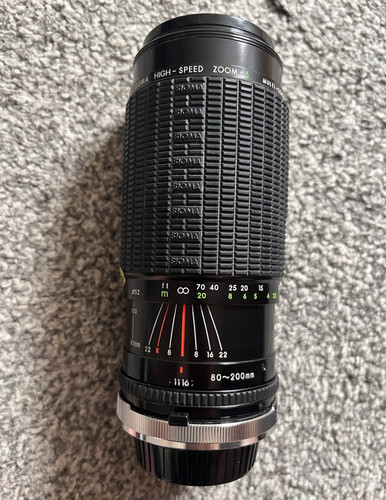 Sigma high speed zoom - sigma, high-speed