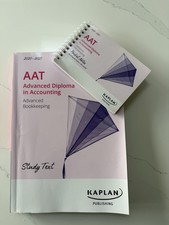 Kaplan AAT Advanced Diploma In Accounting Advanced Bookkeeping Text, Pocket Note
