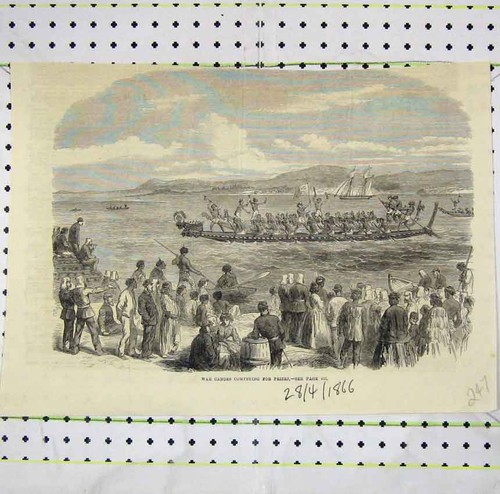 Original old antique - original, print