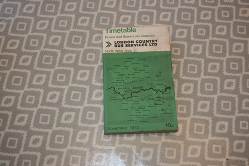 Timetable london country - timetable, bus