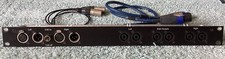 Amp Rack Panel / 1U 19” / Signal & Speaker / XLR & NL4 / Tested / Working