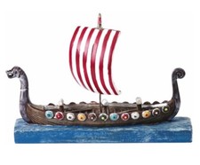 Viking Ship Resin Model 15cm