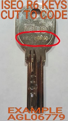 Iseo key cut - r6, to
