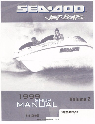 Sea doo service shop manual - sea-doo,