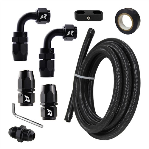 10ft an8 nylon stainless - 10ft,