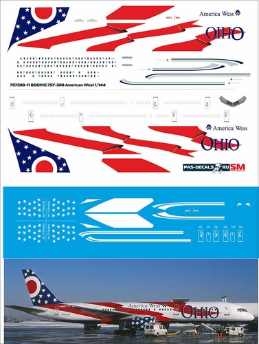 144 pas decals boeing - 1/144,