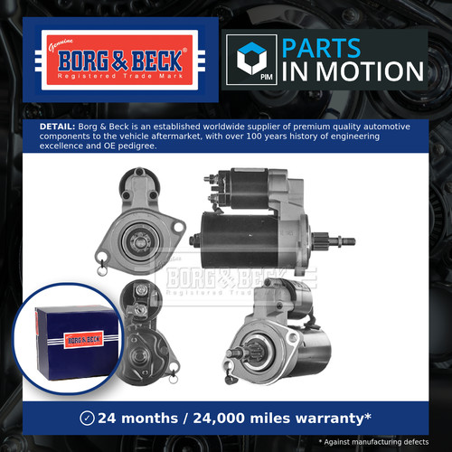 Starter motor fits beetle - motor,
