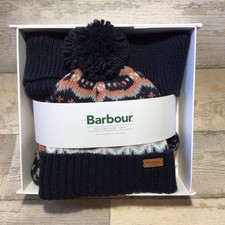 Barbour Navy/Pink Fairisle