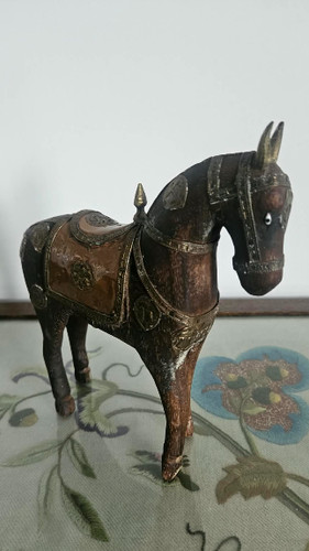 Vintage indian carved wooden - vintage,