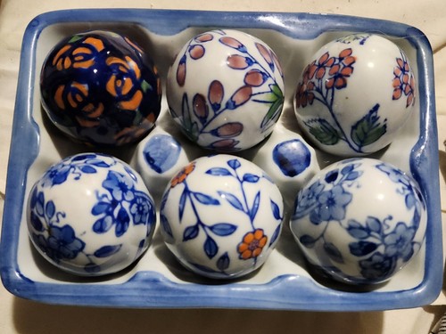 Decorative eggs set 6 - decorative,