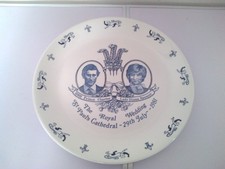 prince Charles and Diana Wedding Plate
