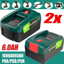 2 Pack 6.0Ah for Bosch 18V