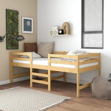 Bed frame solid pine natural