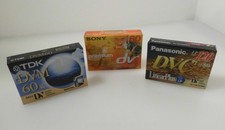 3 X MINI DV CASSETTE TAPES
