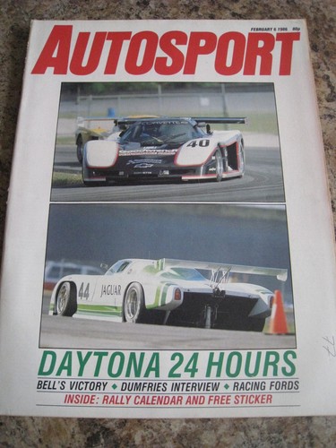 Autosport magazine feb 1986 - magazine,