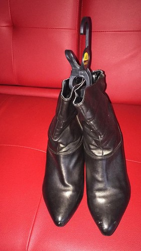 Brown metallic ankle - brown,