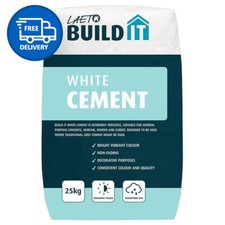 Cement white 25kg ready mixed - cement,