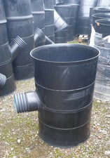 Land Drainage Polypipe Rigidrain 450mm-100mm T Junction Twinwall pipe JRD450100T