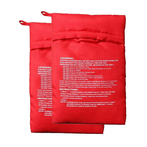 Microwave potato bag reusable - microwave,