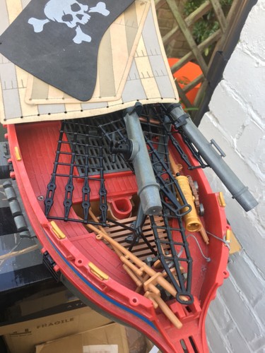 Vintage playmobil pirate boat - playmobil,