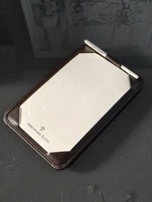 ETTINGER LONDON FINE LEATHER NOTEPAD/WALLET FOR DREYFUSS AND CO WATCHES