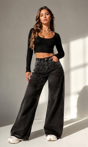 Nwt forever black washed - 21,