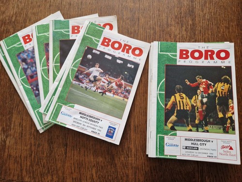Middlesbrough programmes - middlesbrough,