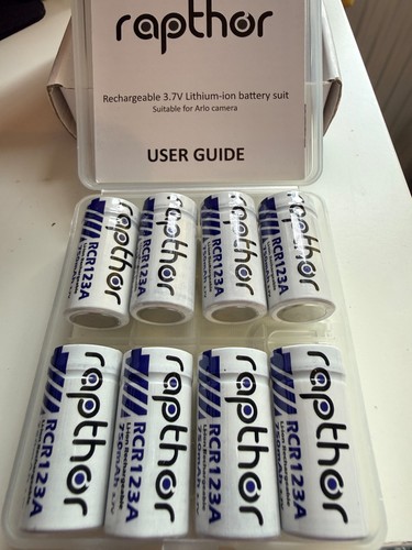 Rcr123a rechargeable batteries - rechargeable,