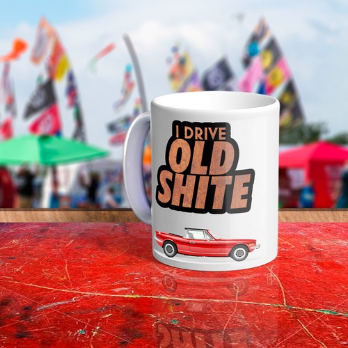 Old shite mug triumph - old, stag