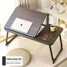 Folding Laptop Table Stand Bed Tray Sofa Lap Portable Computer Desk Breakfast