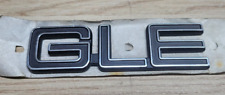 Volvo GLE Tailgate Aluminum Badge 240 245 244 EARLY 80s Genuine New Old Stock