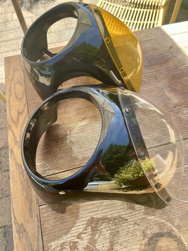 Cafe racer headlight fairing - headlight,