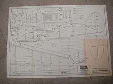 RC Model World Plans of Curtiss P40 Kittyhawk sport scale model of 40" span.