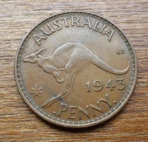 1943 australia one - australia, penny
