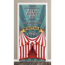 Circus Tent Green Door Cover