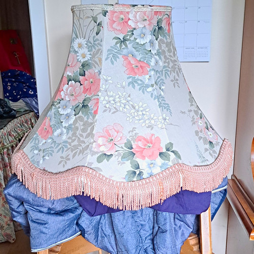 Vintage floral fabric bell - vintage,