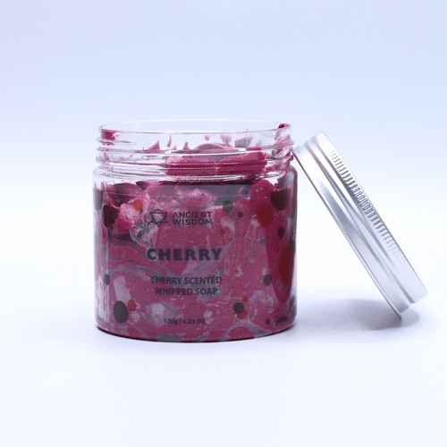 Cherry whipped soap 120g - whipped,