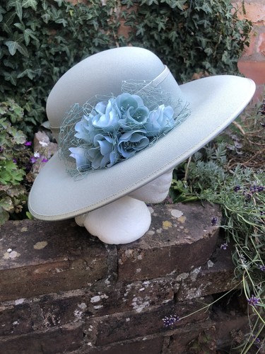 1980 wide brim hat pale - 1980’s,