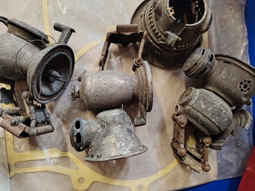 Acetylene bicycle lamps - bicycle,